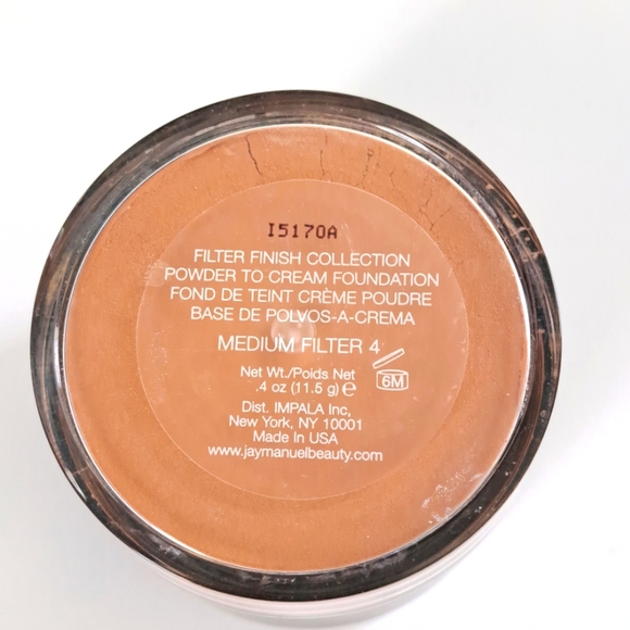 Jay Manuel Beauty Powder to Cream Foundation Medium Filter 4 New Without Box - Picture 4 of 6